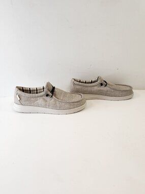 Far West Mens Loafers Size 10 Light Gray